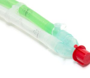 Flextube breathing systems for active humidification with heated wire