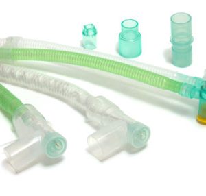 Breathing systems for use with ventilators – 22mm machine connections